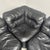 Animal Skin Black Leather Modular Sofa, 1970s, Set of 5 For Sale - Image 7 of 12