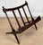 Vintage Traditional English Mahogany Magazine Rack For Sale - Image 4 of 8