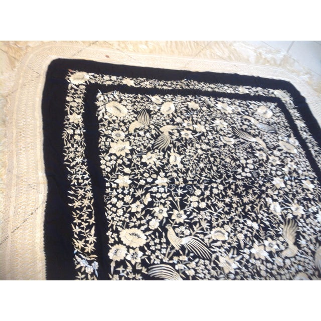 Handmade Embroidered Tablecloth, 1970s For Sale - Image 9 of 18