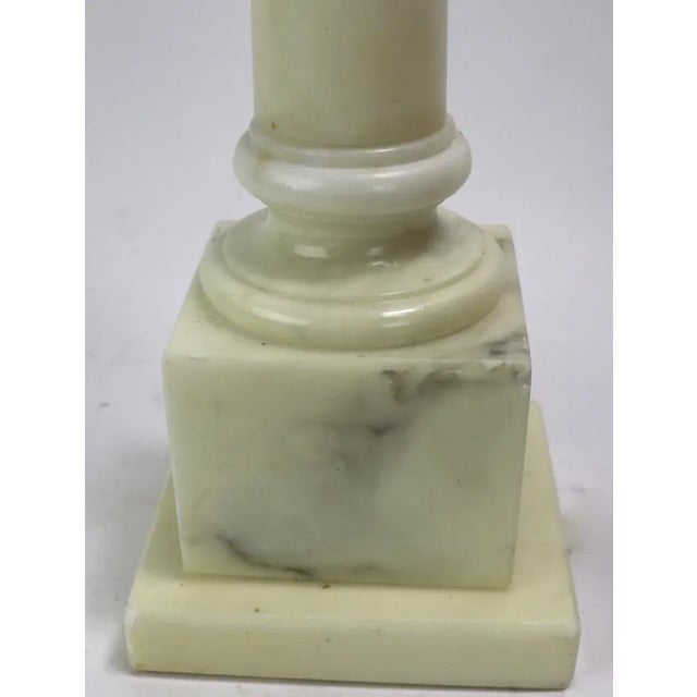 Classical Marble Column Table Lamp For Sale - Image 9 of 12