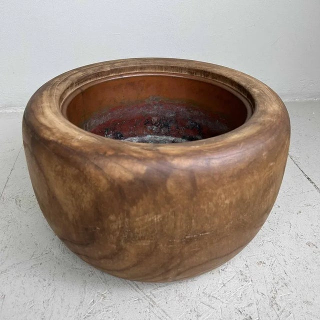 Wood Japanese Meiji Traditional Hibachi For Sale - Image 7 of 11