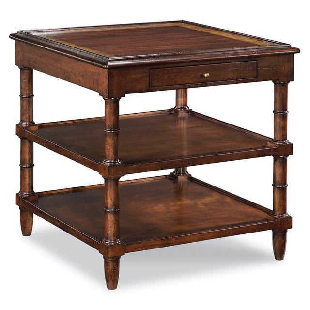 Woodbridge Furniture Regency Square Side Table Chairish