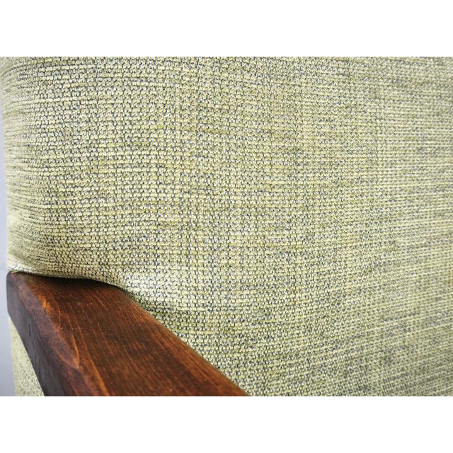 Art Deco Beech Wood Armchair, Czechoslovakia, 1930s For Sale - Image 14 of 15
