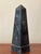 Black 10" Neoclassical Style Black Marble Obelisk For Sale - Image 8 of 17