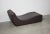 Modern Brown Leather Chaise Longue from Viccarbe, Spain For Sale - Image 3 of 7