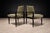 Cimo, Brazil, 1950s — Set of 8 Dining Chairs in Hardwood With Dusty Olive Mohair & Jacarandá Backs (2 Armchairs + 6 Side Chairs) For Sale - Image 13 of 16
