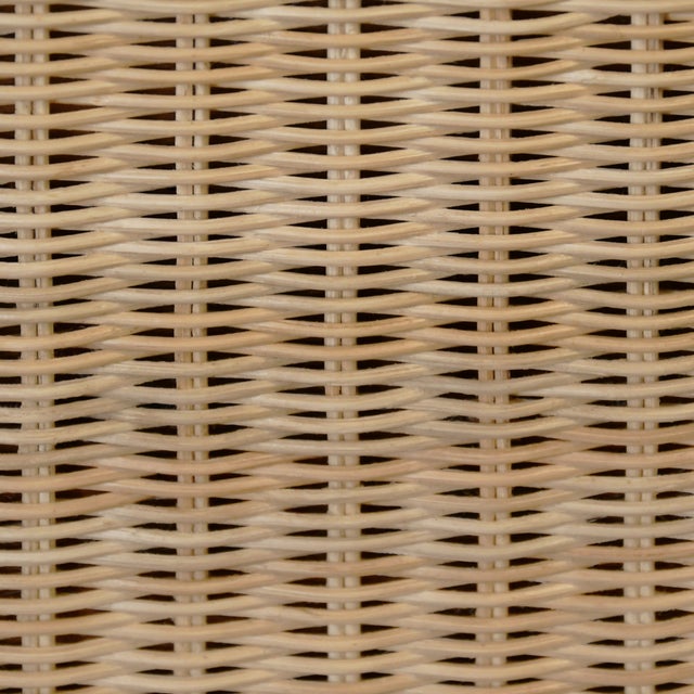 Matthew Izzo Home - Celine Rattan, Soft Glide Four Drawer Chest With Satin Brass Hardware For Sale - Image 9 of 10