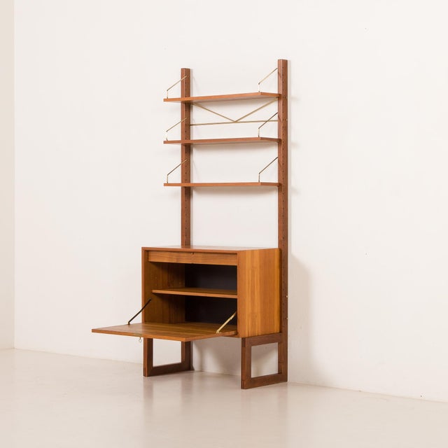 Cado Free-Standing Wall Unit by Poul Cadovius for Cado, 1960s For Sale - Image 4 of 18