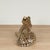 Mid-Century Modern Vintage Italian Glazed Terra Cotta Leopard Sculpture For Sale - Image 3 of 12
