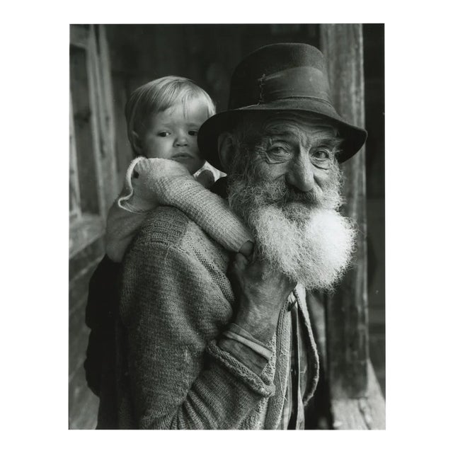 Grandfather with Child, Germany, 1935 For Sale