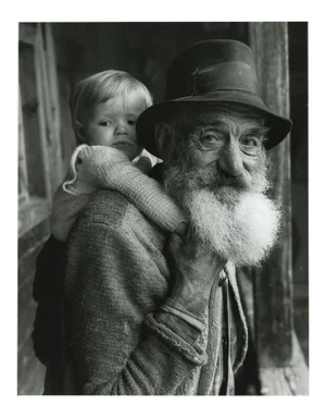 Grandfather with Child, Germany, 1935