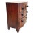 Mid 19th Century Victorian Miniature Mahogany Bowfront Chest of Drawers, 1860 For Sale - Image 5 of 10