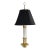Vintage Chapman Pillar Brass and Lucite Table Lamp For Sale