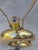 Brass Vintage Solid Brass Swirl Lamp For Sale - Image 8 of 11