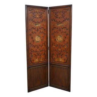 Theodore Alexander Neoclassical Folding Screen For Sale