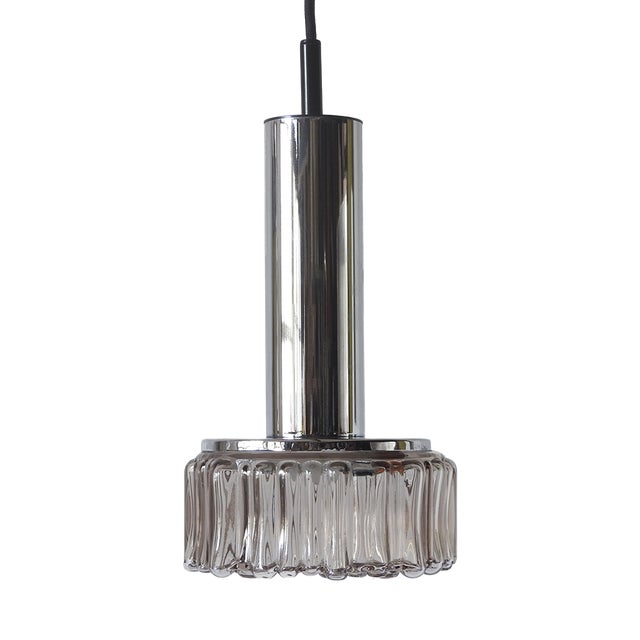 Space Age P105 Pendant Lamp attributed to Staff Leuchten, Germany, 1970s For Sale