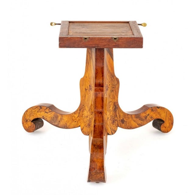 Victorian Walnut Marquetry Inlay Baldock Centre Table For Sale - Image 3 of 11