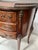 Louis XV Style Marquetry Half-Moon Commode with Cube Base, 1900s For Sale - Image 3 of 11