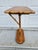 Burnt Bamboo and Wood Side Table For Sale - Image 9 of 17