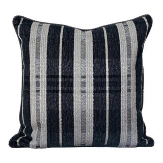 Roper Charcoal 20x20 Down Filled Pillow For Sale