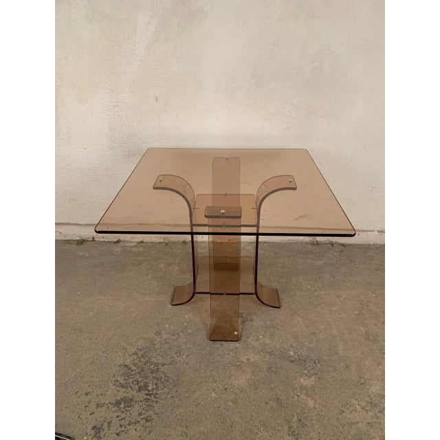 French Acrylic Glass Coffee Table, 1960s For Sale - Image 6 of 7