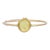 Everyday Wear Yellow Sapphire Midi Ring Size 7 For Sale