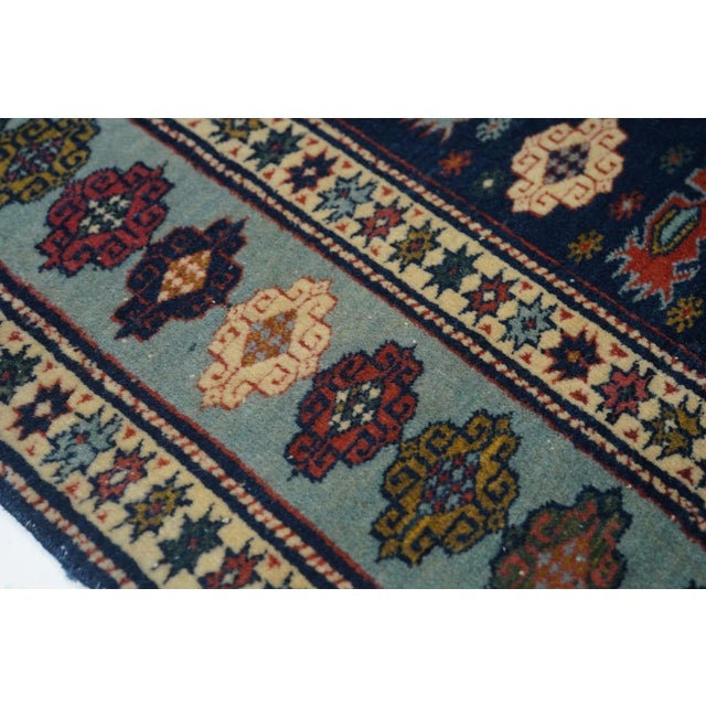 1920s Antique Caucasian Shirvan Rug 3’3" X 4’5" For Sale - Image 5 of 10
