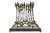 Expressionism Chaim Hendin, Rare Welded Menorah Judaica Jewish Brutalist Candelabra Sculpture Chaim Hendin For Sale - Image 3 of 3