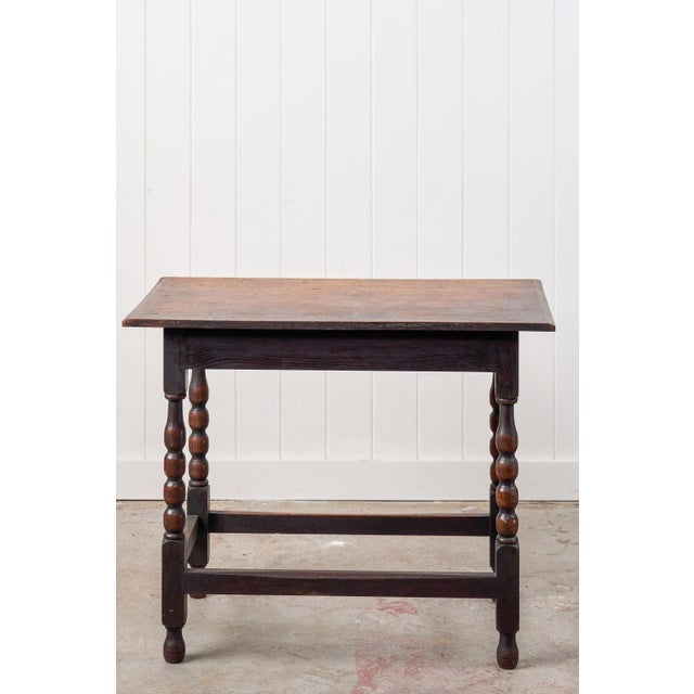 19th Century Oak Bobbin Side Table For Sale - Image 11 of 11