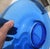 Royal Blue MCM Cobalt Glass Center Bowl For Sale - Image 8 of 11