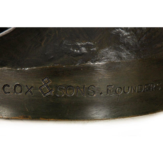 19th Century Rare British Bronze Sculpture “Snake Charmer” (1876) by Sir Thomas Brock For Sale - Image 5 of 12