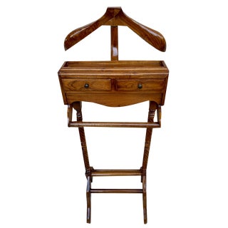 Mid-Century Gentlemen Valet with Two Drawers, 1950s For Sale