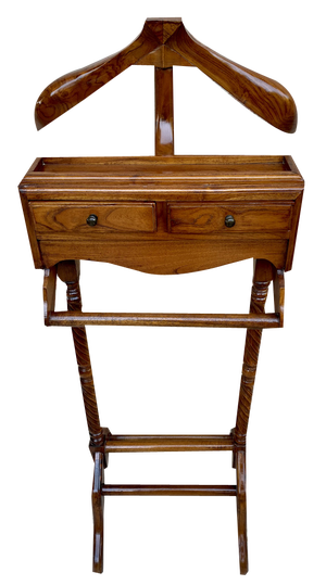 Mid-Century Gentlemen Valet with Two Drawers, 1950s