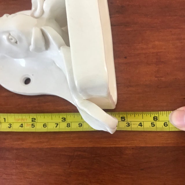 Ceramic Signed 1970s Folk Art Studio Pottery Figurative Moose Soap Dish For Sale - Image 7 of 10