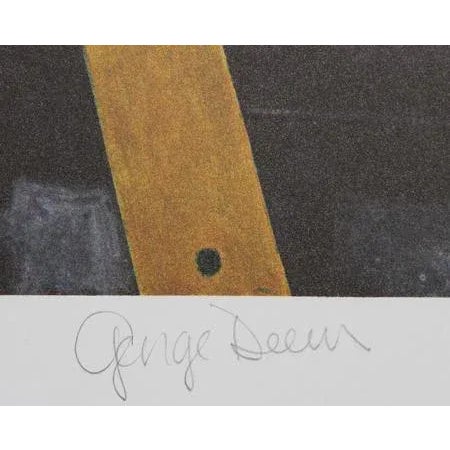 Artist: George Deem, American (1932 - 2008) Title: A Dutch Portrait in Vermeer's Easel Year: 1979 Medium: Lithograph,...