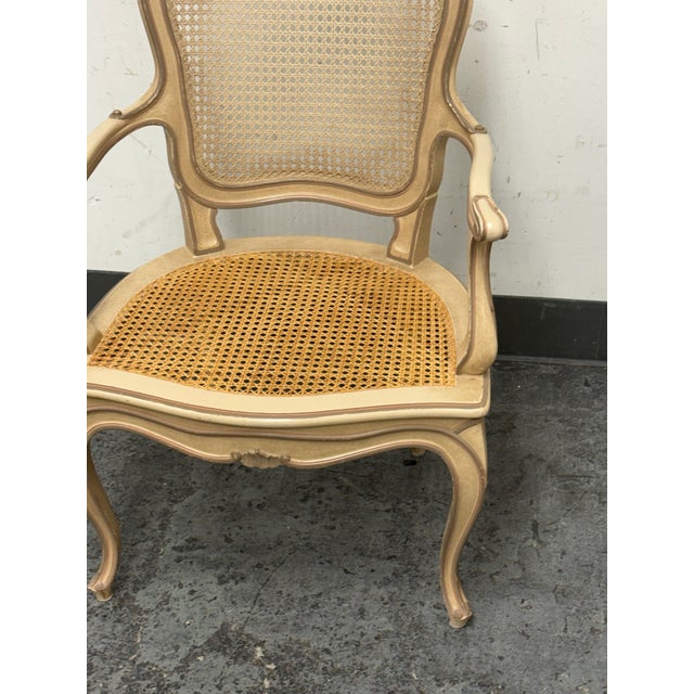Louis XV Style Cane Armchair, Antique For Sale In San Francisco - Image 6 of 12