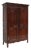 Large French Louis XVI Carved Bridal Wardrobe, 1850s For Sale