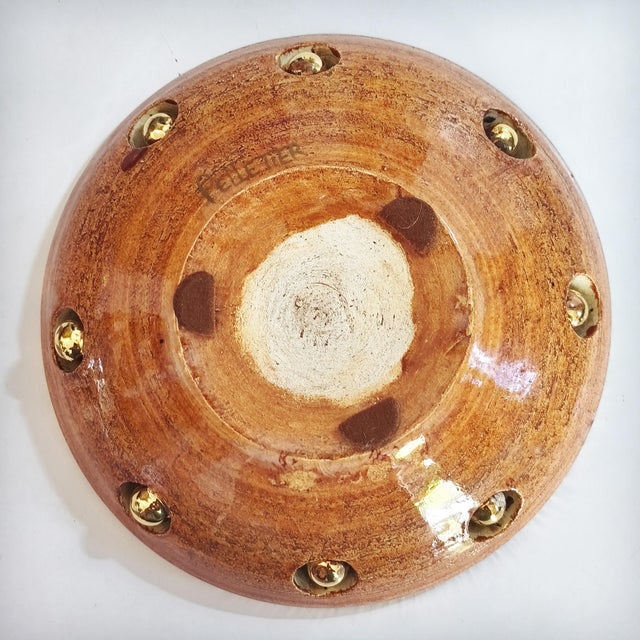 Openwork Ceramic Bowl by Georges Pelletier, France, 1970s For Sale - Image 13 of 15