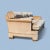 Wood Postmodern Velvet & Brass Sofa by Drexel Heritage, 1980s, Mid-Century, Hollywood Regency For Sale - Image 7 of 10