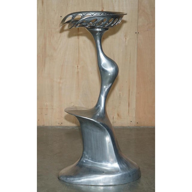 Space Age Mercury High Kitchen Bar Stools in Aluminium by Philip Watts, Set of 4 For Sale - Image 16 of 18