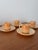 Vintage Coffee Set in Orange Jadeite by by Fire King for Anchor Hocking, 1950s, Set of 8 For Sale - Image 6 of 6
