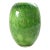 Vibrant Bottle Green Handmade Art Glass Vase Circa 1990s For Sale