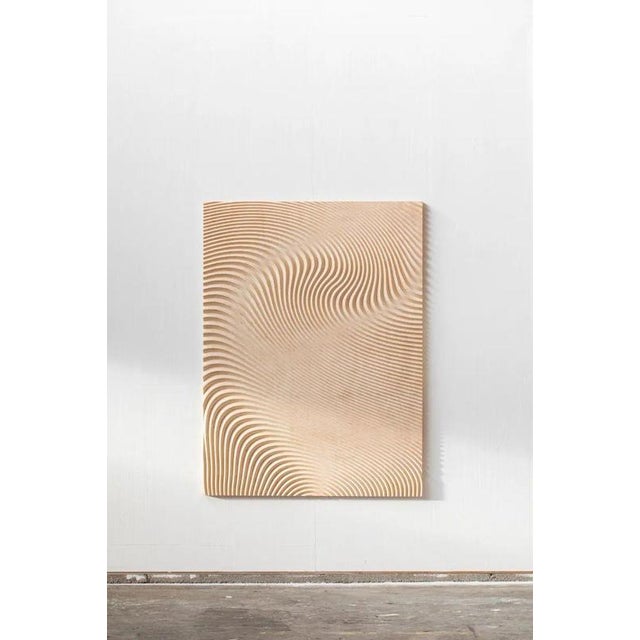 Deus Ex Machina Wave Wall Panel in Bio-Based Uncoated MDF by Arno Hoogland For Sale - Image 8 of 8