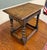 Antique English Footstool Bench Stool Joint Stool Barley Twist Carved Oak c.1900 For Sale - Image 14 of 16