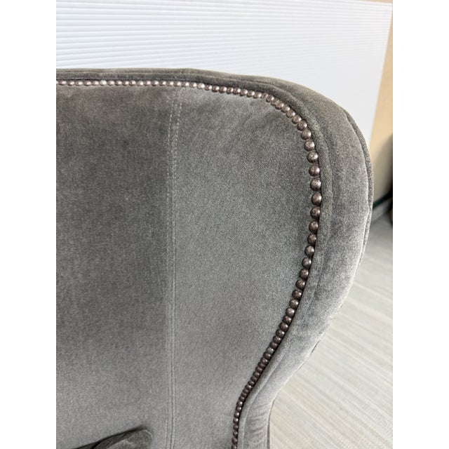 Massoud Furniture Nala Wing Chair For Sale - Image 9 of 12