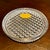 Vintage West German Lead Crystal Coaster Set in Metal Rack For Sale In Milwaukee - Image 6 of 15