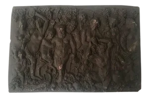 Copper Relief Sculpture Depicting Gluttony