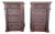 Antique Aesthetic Movement Victorian Era Carved Nightstands / Dressers Late 1800's - A Pair For Sale