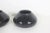 Stone Vintage Carved Black Stone Vases Soapstone, a Pair For Sale - Image 7 of 8