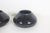 Stone Vintage Minimalist Carved Black Stone Vases Soapstone, a Pair For Sale - Image 7 of 8